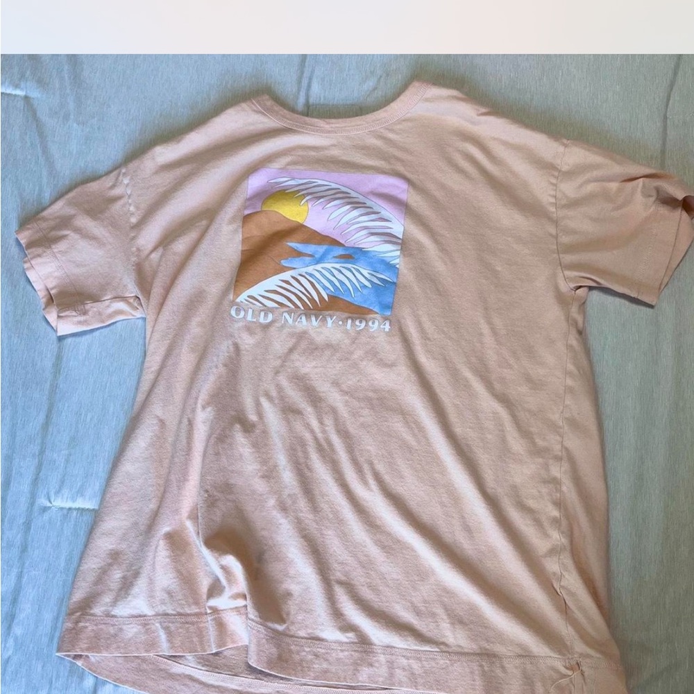 Old Navy Peach Crewneck Tee